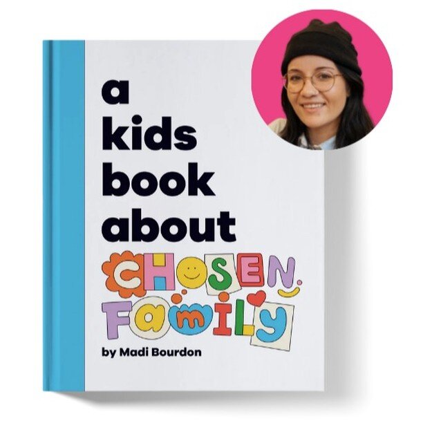 Oregon school guidance counselor and GSA educator @madi_b_educating wrote this sweet new book about chosen family, empowering kids to find the people who love and affirm them as they are. This is such a valuable resource for our LGBTQ2SIA+ kids, and 