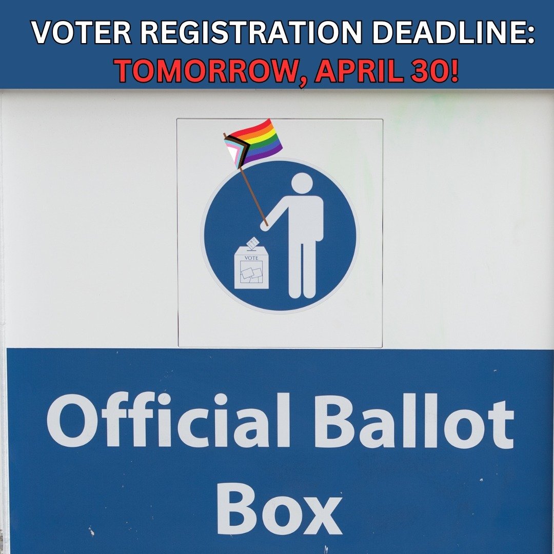 ❗The deadline to register to vote in time for the May primary is TOMORROW, April 30!

Presidential elections tend to get the most media attention, but there's a whole ballot full of important races coming up: city councils, county commissions, Oregon
