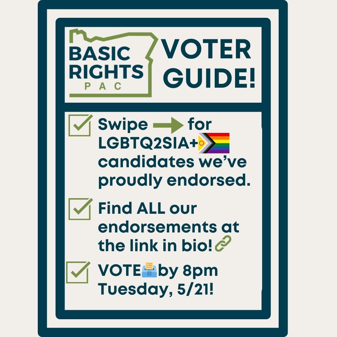 Basic Rights PAC is proud to stand by every candidate we've endorsed in tomorrow's primary election&mdash;AND we're especially excited about the number of LGBTQ2SIA+ folks running for election and re-election. Check out our queer candidates here, cli