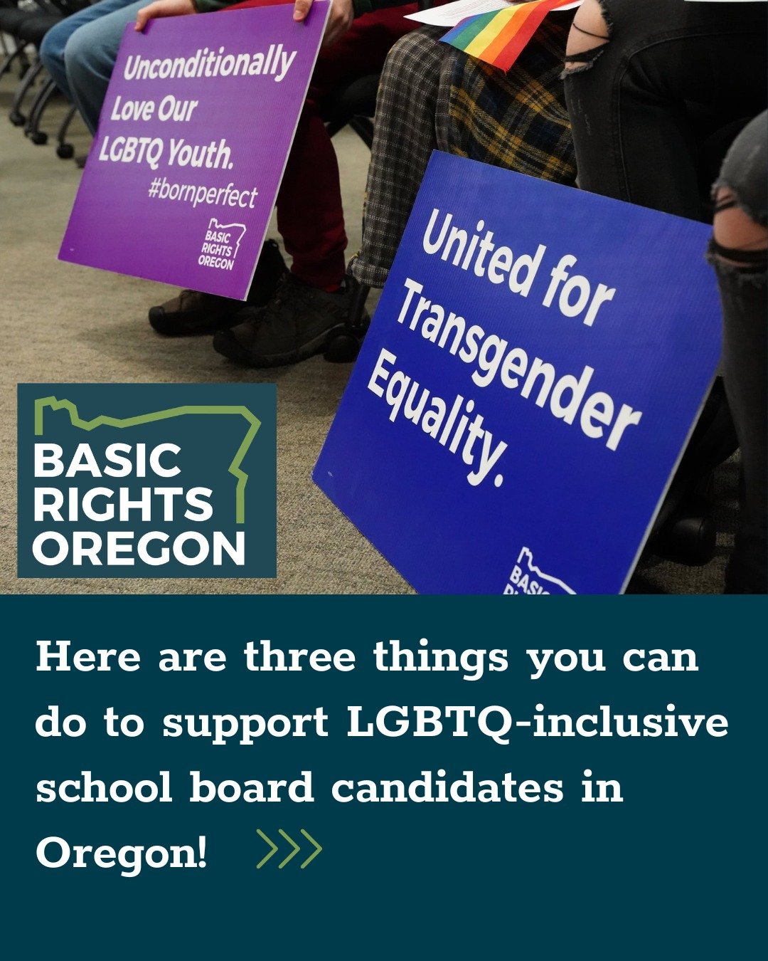 Oregon school board elections happen in just FIVE DAYS! Here are three things you can do to support LGBTQ-inclusive candidates.