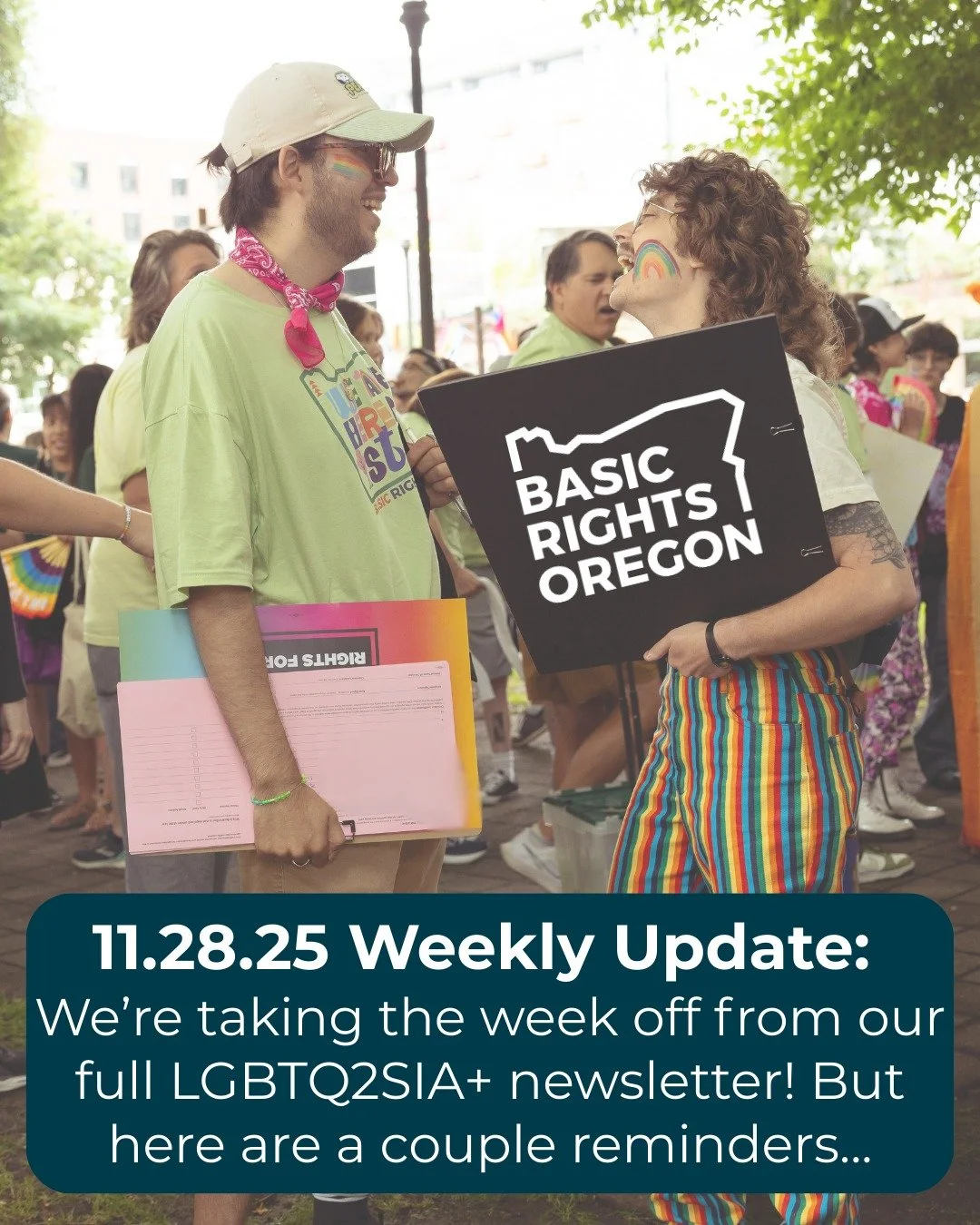 Can you take a minute this Black Friday to invest in queer and trans rights, which should never go out of style? Find our Give!Guide page at the link in bio.

We're taking this week off from our full LGBTQ+ newsletter, but we'll be back next week wit