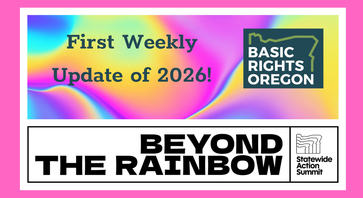 Weekly Update: New Year, New Volunteer Opportunities, Early Bird Registration for our Statewide Action Summit, and Help Protect Trans Youth!