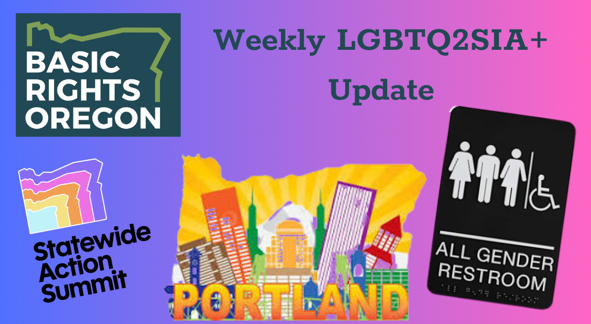 Weekly Update: Protections for Portland’s Queer Communities, House Bill 4088, and Promising New Study about Transgender Athletes