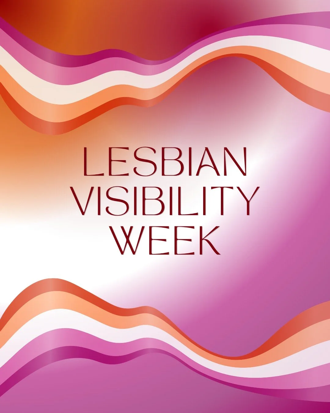Let&rsquo;s go lesbians!! To all LGBTQ2SIA+ women and non-binary people: we see you, we love you, we support you. Happy lesbian visibility week!