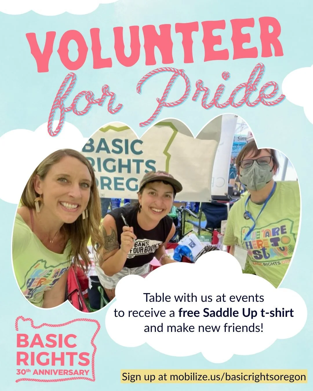 Oh heyyy volunqueers! We need your help at some Pride events coming up 📣🌈

All volunteers get a free shirt and the opportunity to connect with folks invested in LGBTQ2SIA+ rights! Don&rsquo;t worry, you&rsquo;ll still have plenty of time to enjoy t