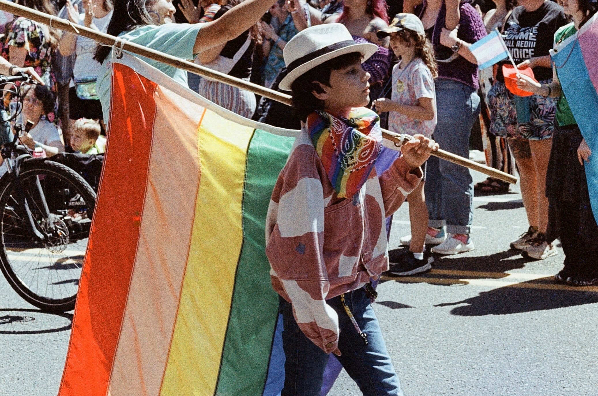 Portland Pride on film thanks to @paige_a_n_d 🎞️🌞