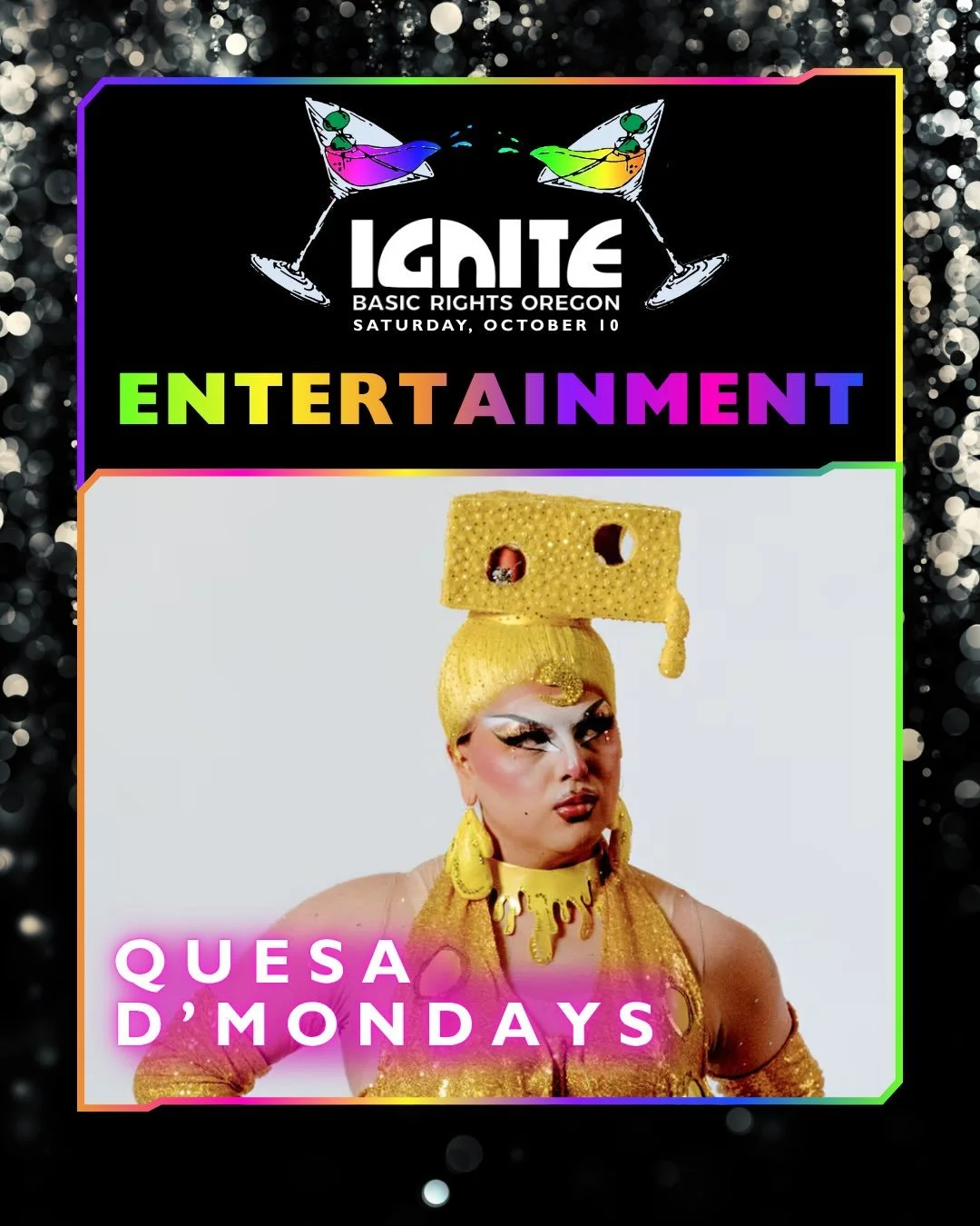 Look who&rsquo;s taking the stage at #Ignite2026 🎤💫

Prepare to be entertained at Oregon&rsquo;s biggest gay-la on October 10th! Limited tix available at ignite2026.auctria.events 👏