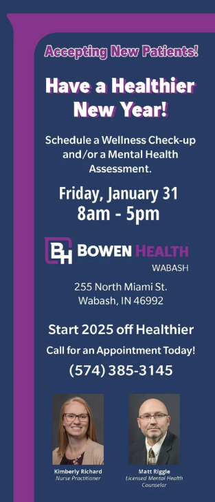 Bowen Health - Wabash welcomes new Nurse Practitioner
