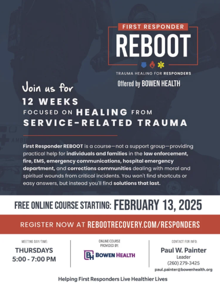Bowen Health hosts free online course for first responders
