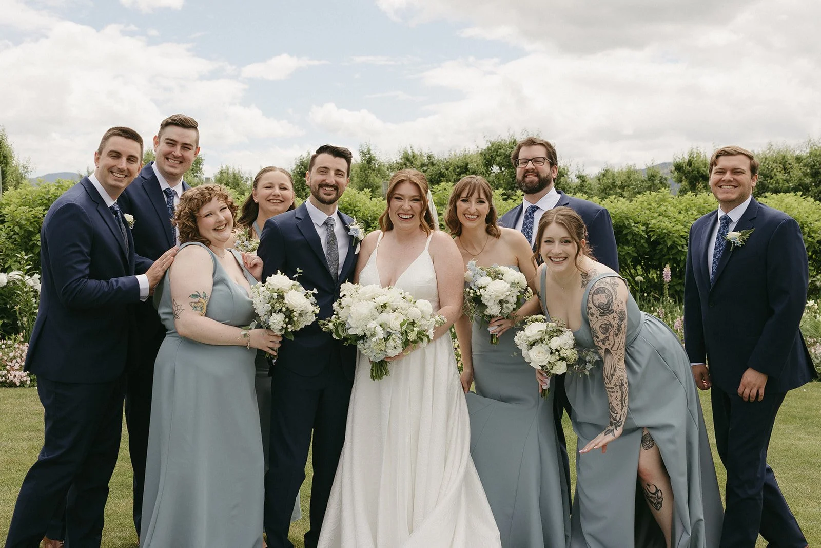 A Dusty Blue Wedding at The Orchard: Caitlin and Eric's Portrait-Perfect Day