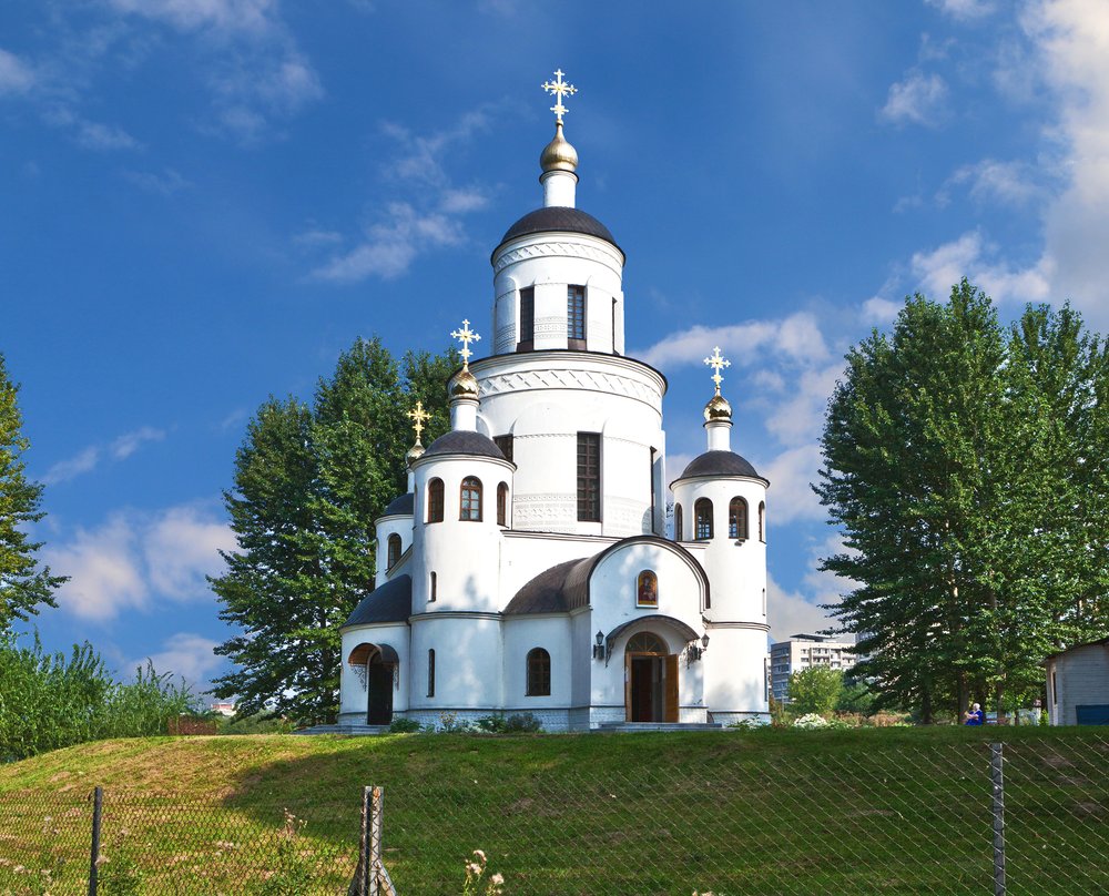  Figure 9а. Churches of the Minsk Icon of the Mother of God and the Nativity of the Theotokos in Murovanka, designs of the Epiphany Church and the St. Nicholas Church in Mogilev 