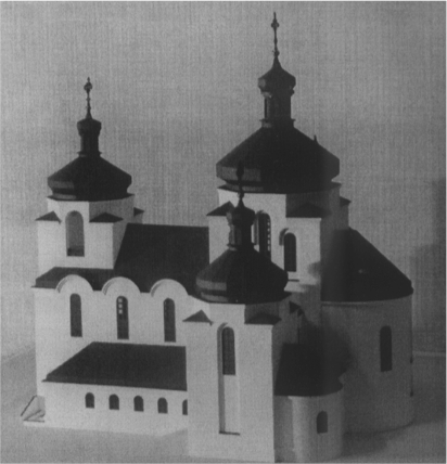  Figure 9c. Churches of the Minsk Icon of the Mother of God and the Nativity of the Theotokos in Murovanka, designs of the Epiphany Church and the St. Nicholas Church in Mogilev 