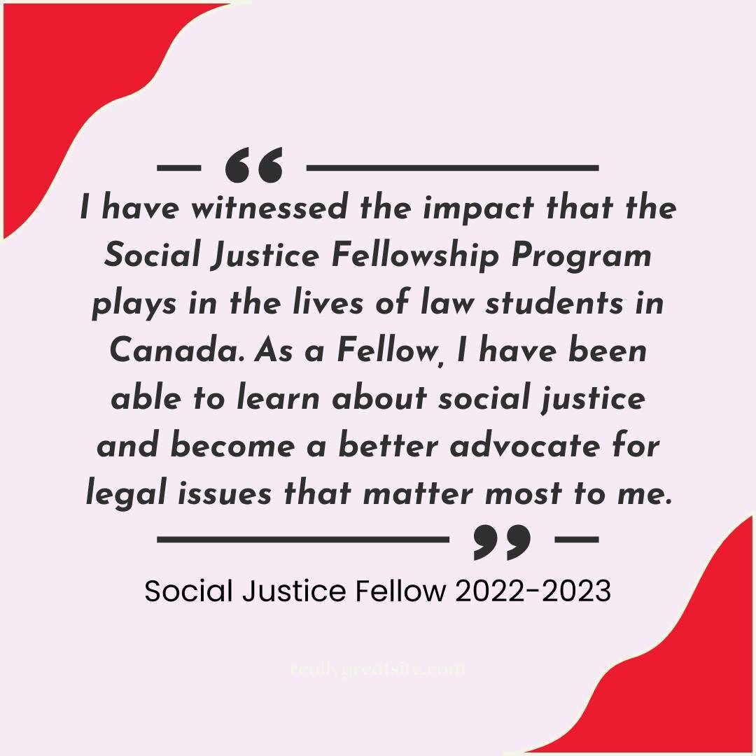 Interested in a social justice-focused legal career? Learn about our Social Justice Fellowship Program at the link in bio! #leveljustice #socialjustice #A2J