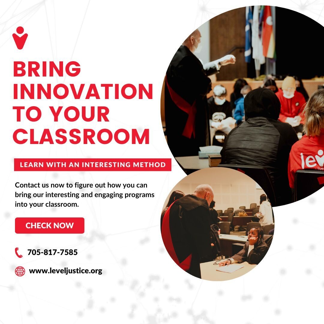Level Justice is currently scheduling 2023-2024 program delivery. Are you interested in introducing your students to a fun, innovative and engaging program that promotes access to justice and Indigenous reconciliation? Contact us now to figure out ho
