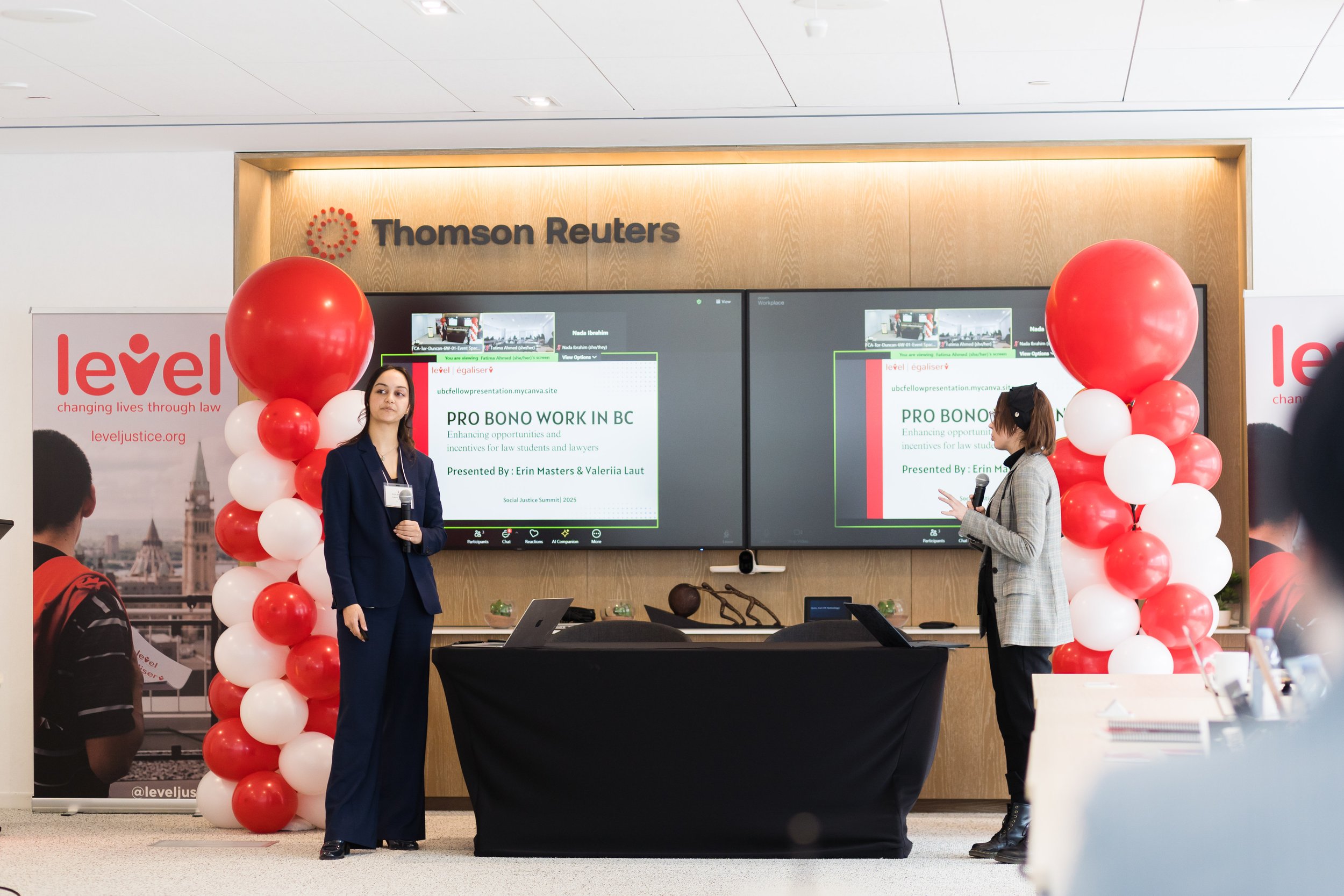 Level Fellows Masters and Laut Present on Pro Bono Policy at National Justice Workshop