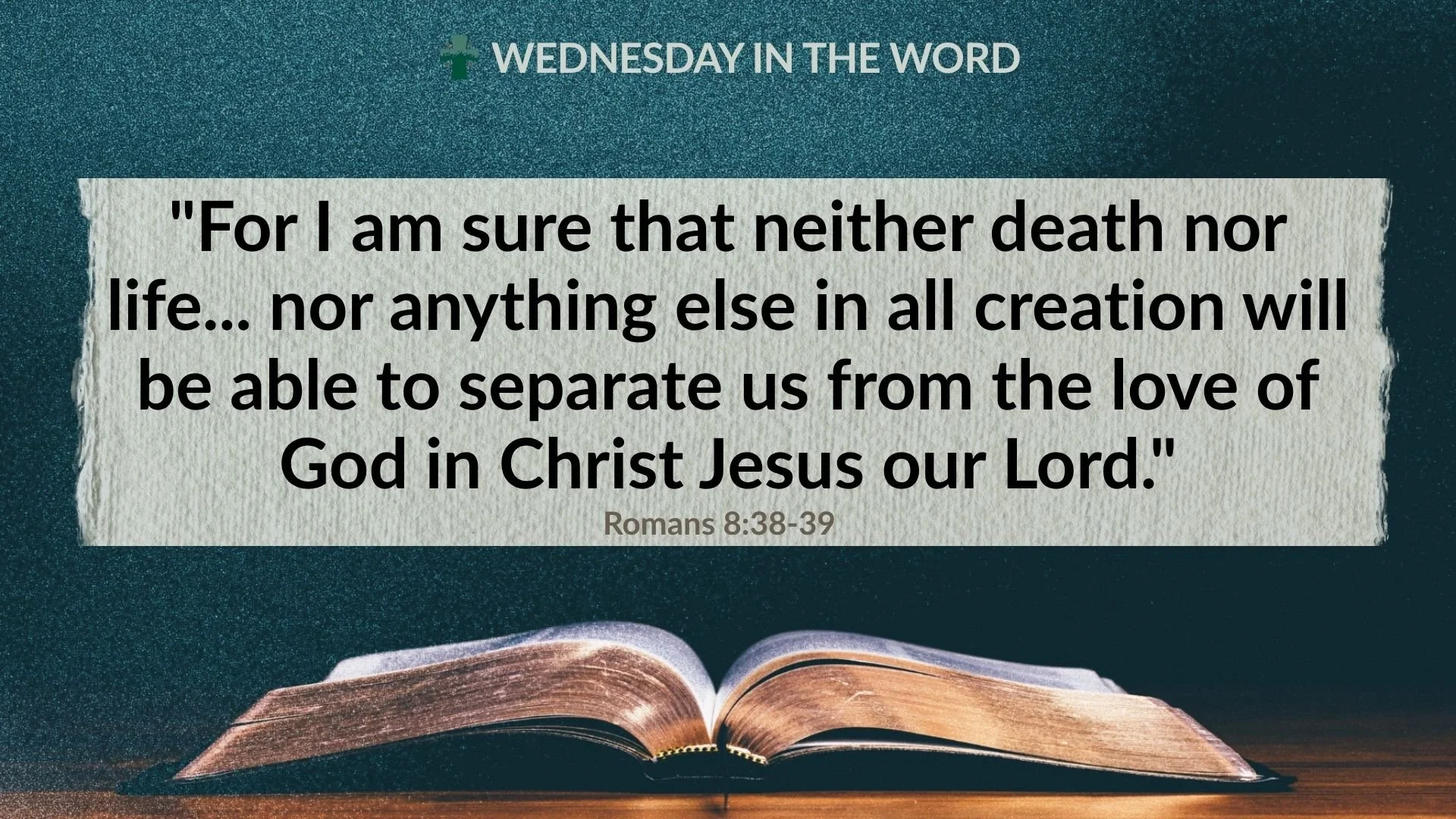 There will be seasons when life feels uncertain.

There will be days when faith feels difficult.

But there will never be a moment when Christ stops holding on to His people.

Today, rest in that promise.

What encouragement have you found in God's W