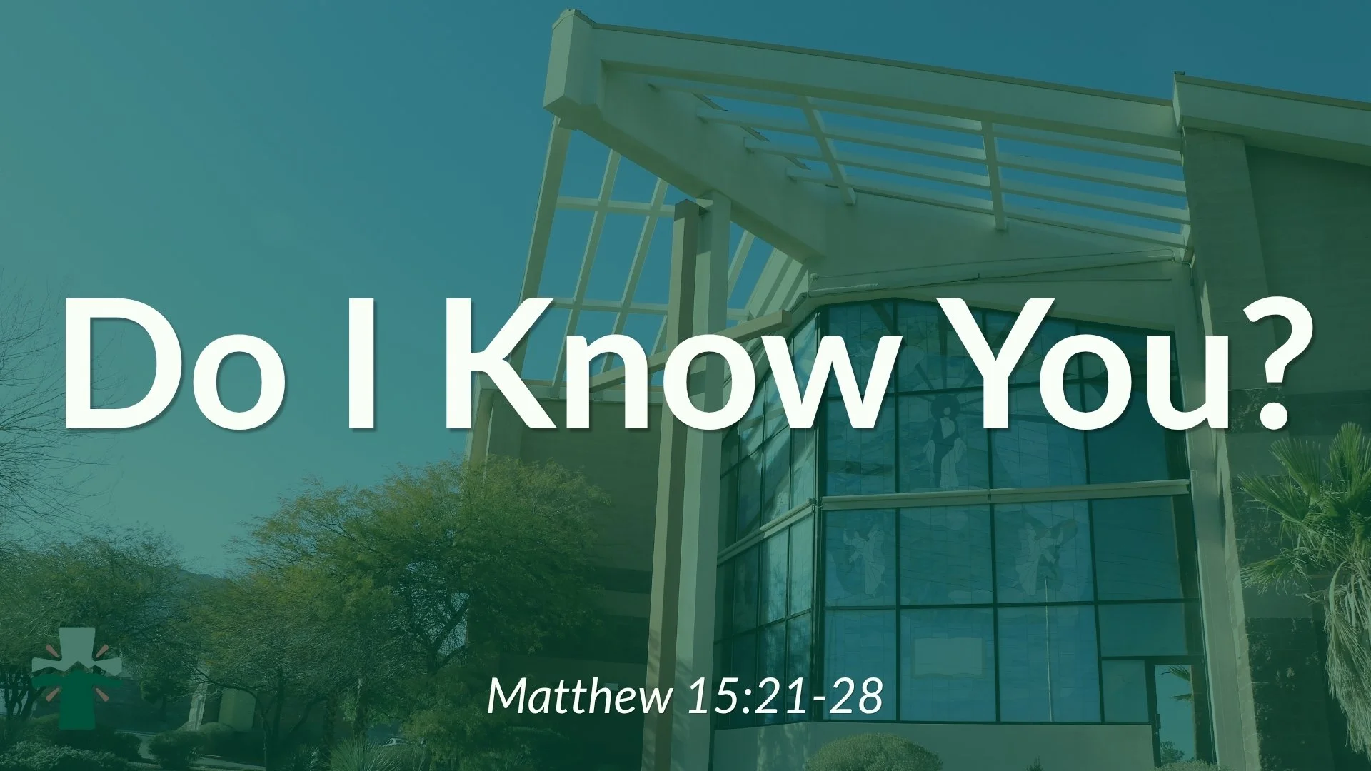 "Do I know you?" It's a question we don't expect Jesus to ask.

This Sunday, we'll hear the story of a Canaanite woman who comes to Jesus asking Him to help her daughter. She knows who Jesus is. She trusts Him. And she refuses to give up, e