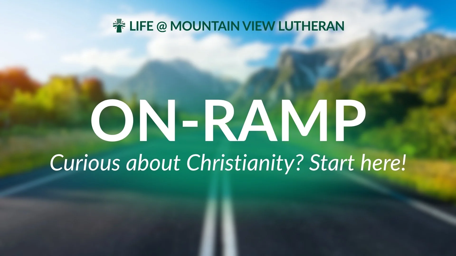 What do Christians actually believe?

Why does Jesus matter?

What does the Bible teach?

And how does faith actually shape everyday life?

On-Ramp is designed to help answer those questions in a welcoming environment as we explore the Christian fait