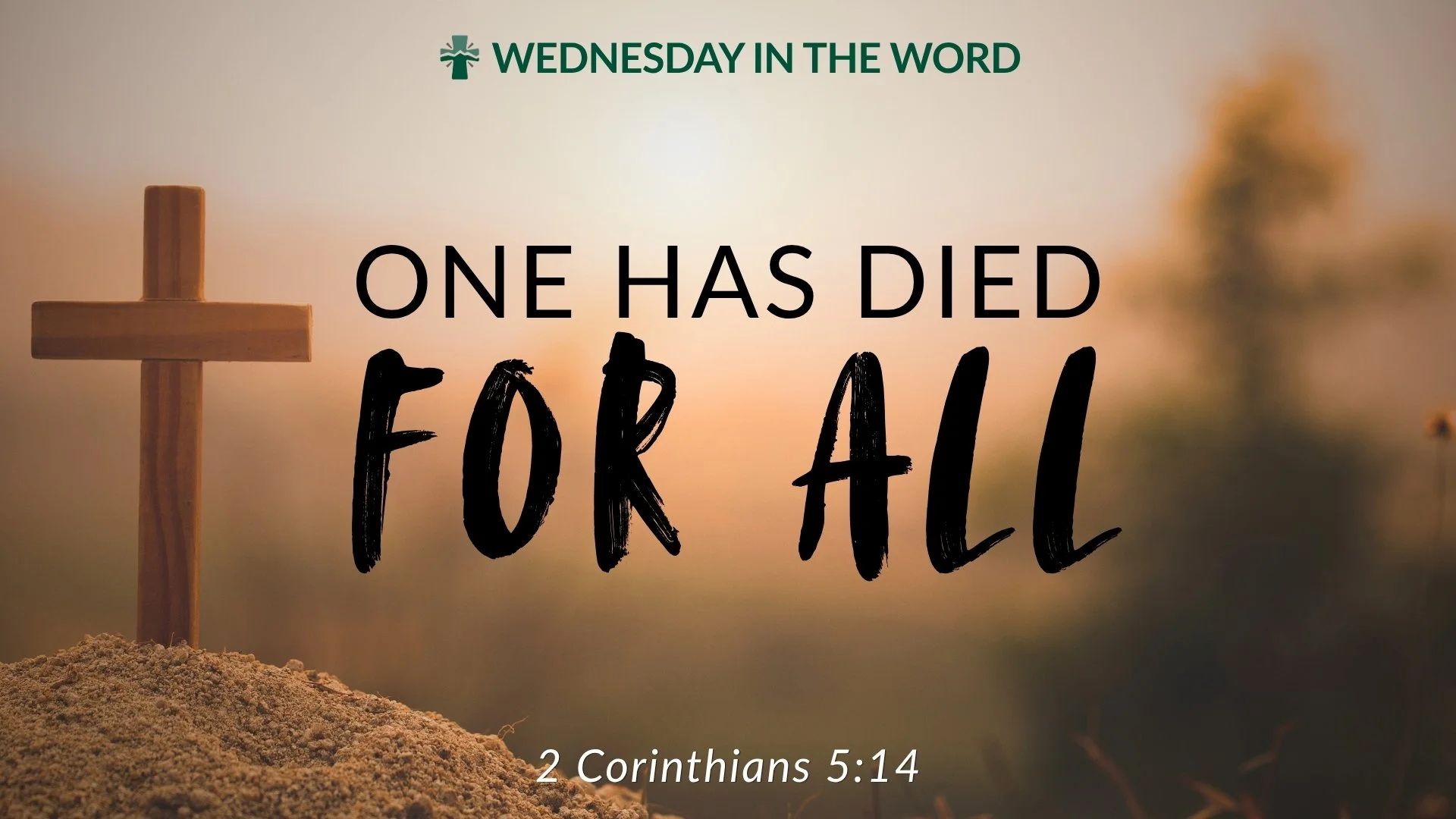Jesus didn&rsquo;t give His life for a select few, for the people who had everything figured out, or for those who had earned it. Christ died for us, and because He died and rose again, we are invited to live differently: no longer centered on oursel