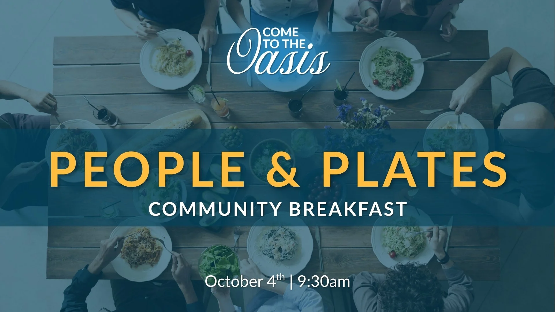 We had so much fun getting to know one another at Hello, Neighbor Mixer last Sunday that we&rsquo;re keeping the conversations going!

Join us this Sunday at 9:30am for People &amp; Plates, a chance to gather around good food, enjoy some coffee and b