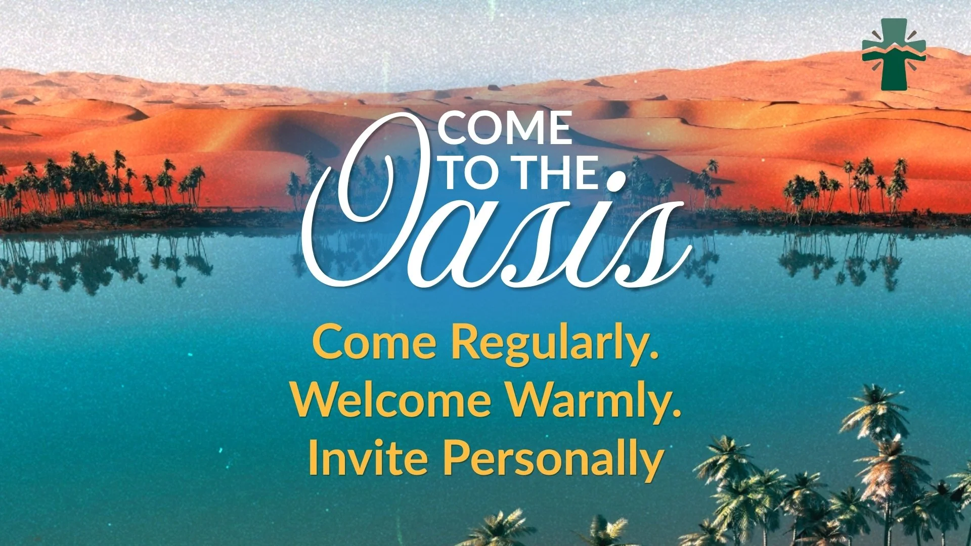 Yesterday, we wrapped up our Come to the Oasis series by looking at John 1:35&ndash;46, where Philip invited Nathanael to come and see Jesus for himself.

Sometimes inviting someone to church, to a Bible study, to breakfast, or simply into a conversa