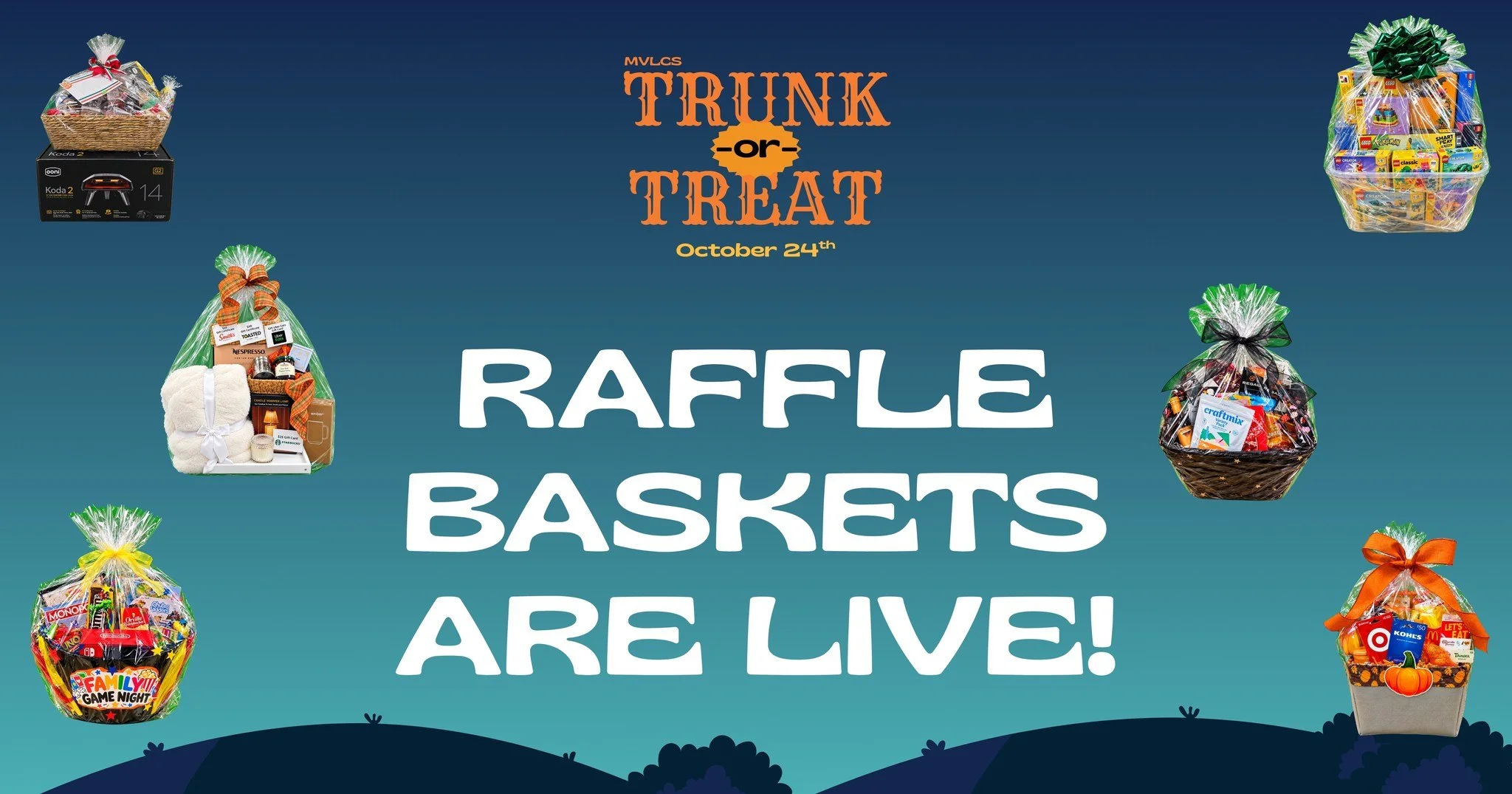 Looking for a fun, free event for the whole family? Join us for Trunk-or-Treat at Mountain View Lutheran!

Come enjoy creatively decorated trunks, free candy, and a chance to connect with our community. Everyone is welcome, and we'd love to see you t