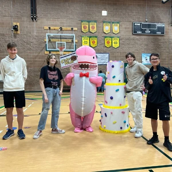 Students participating in youth group at Mountain View Lutheran Church in Las Vegas