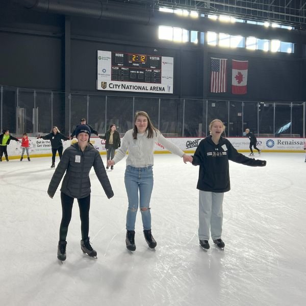 Students participating in youth group at Mountain View Lutheran Church in Las Vegas