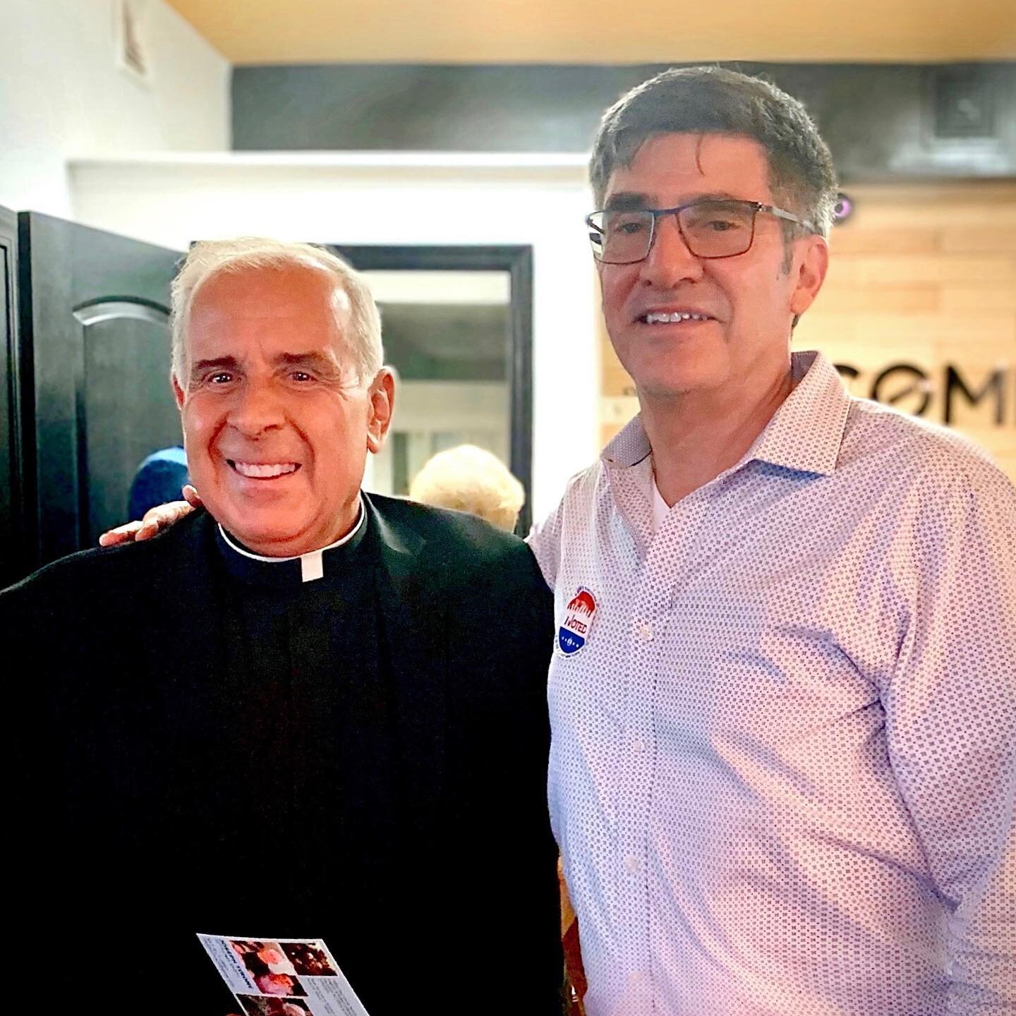 Thank you Father Jerome for your beautiful prayer on election night and continual support on our journey. God has blessed this campaign from the beginning and will continue to November 8th and beyond!! 🙏💪