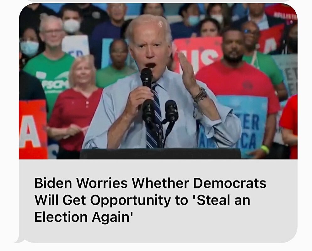 Always saying the quiet part aloud 🙄

❝ - The most bizarre portion of his speech seemed to come towards the end of the clip in question, though, as Biden vowed to federalize elections and expressed a sense of urgency in advancing the left&rsquo;s ag