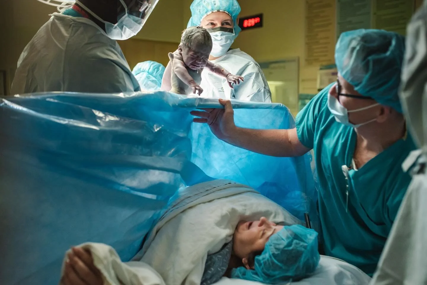 Jay-Z blaring in the OR to welcome this sweet baby&hellip; on his dad&rsquo;s birthday! it was so joyful!