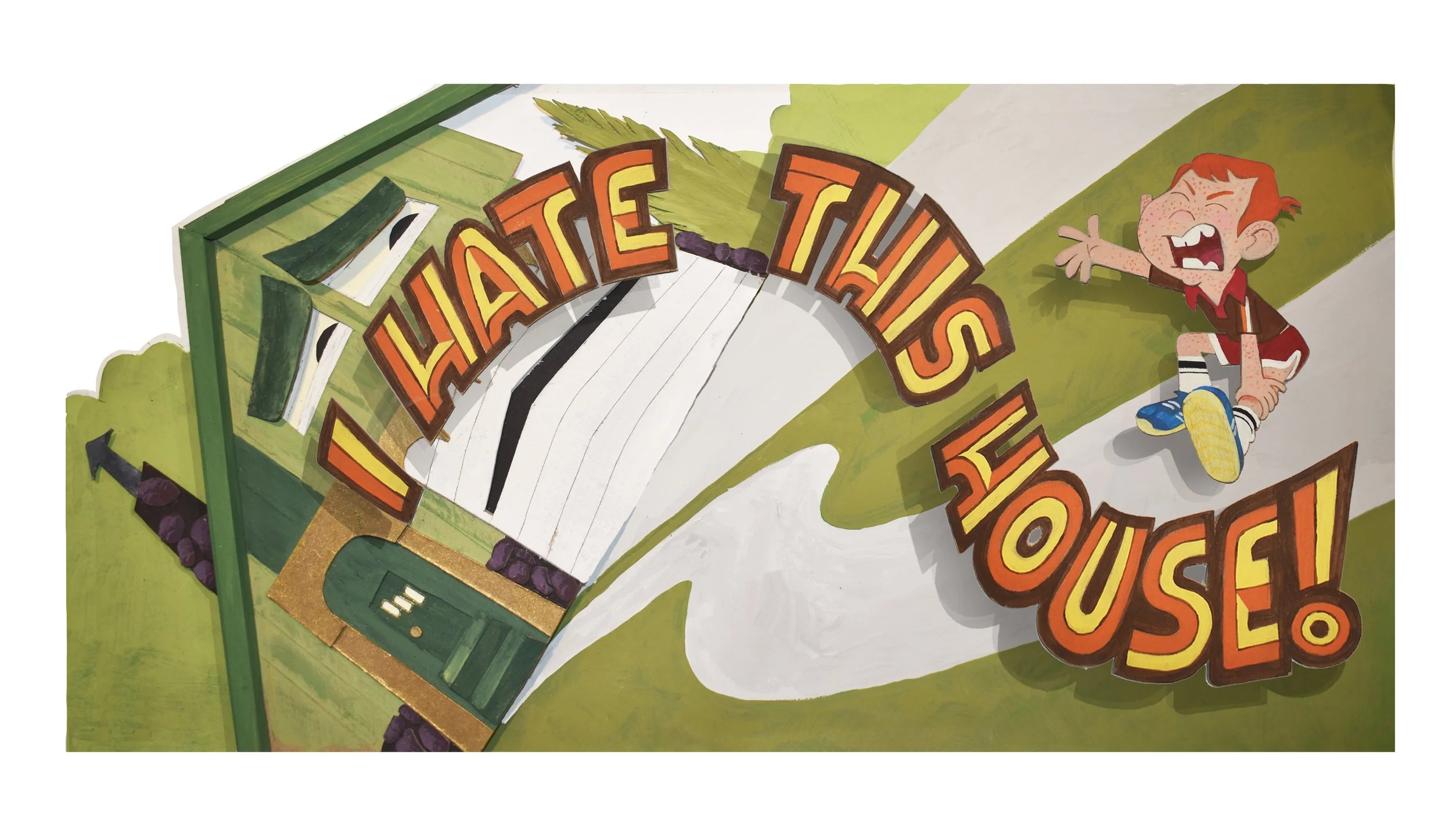 Picture Book, Cardboard, Mixed Media