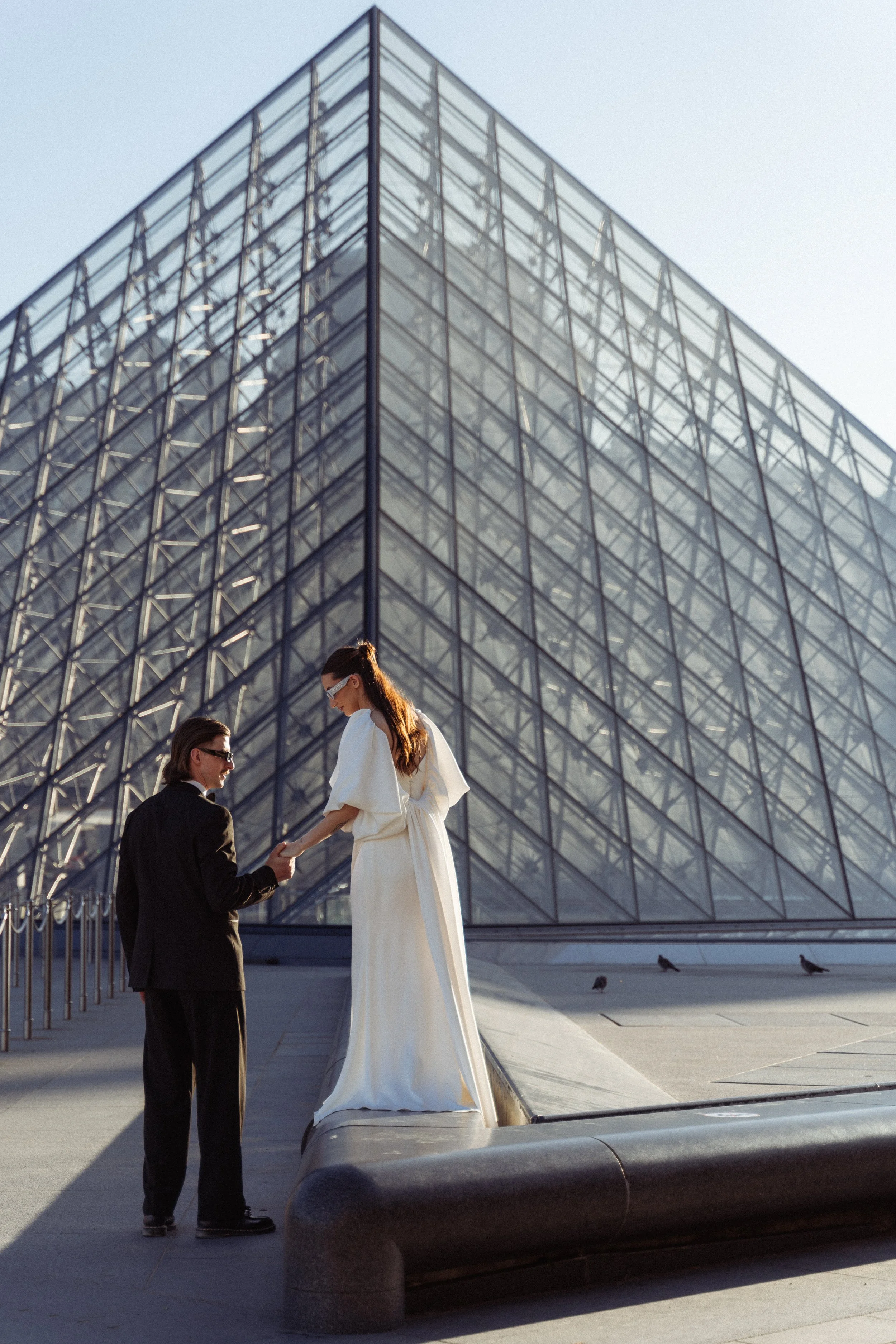 Louvre Museum main building in PAris