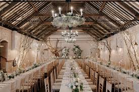 Inside larchfield estate wedding reception room