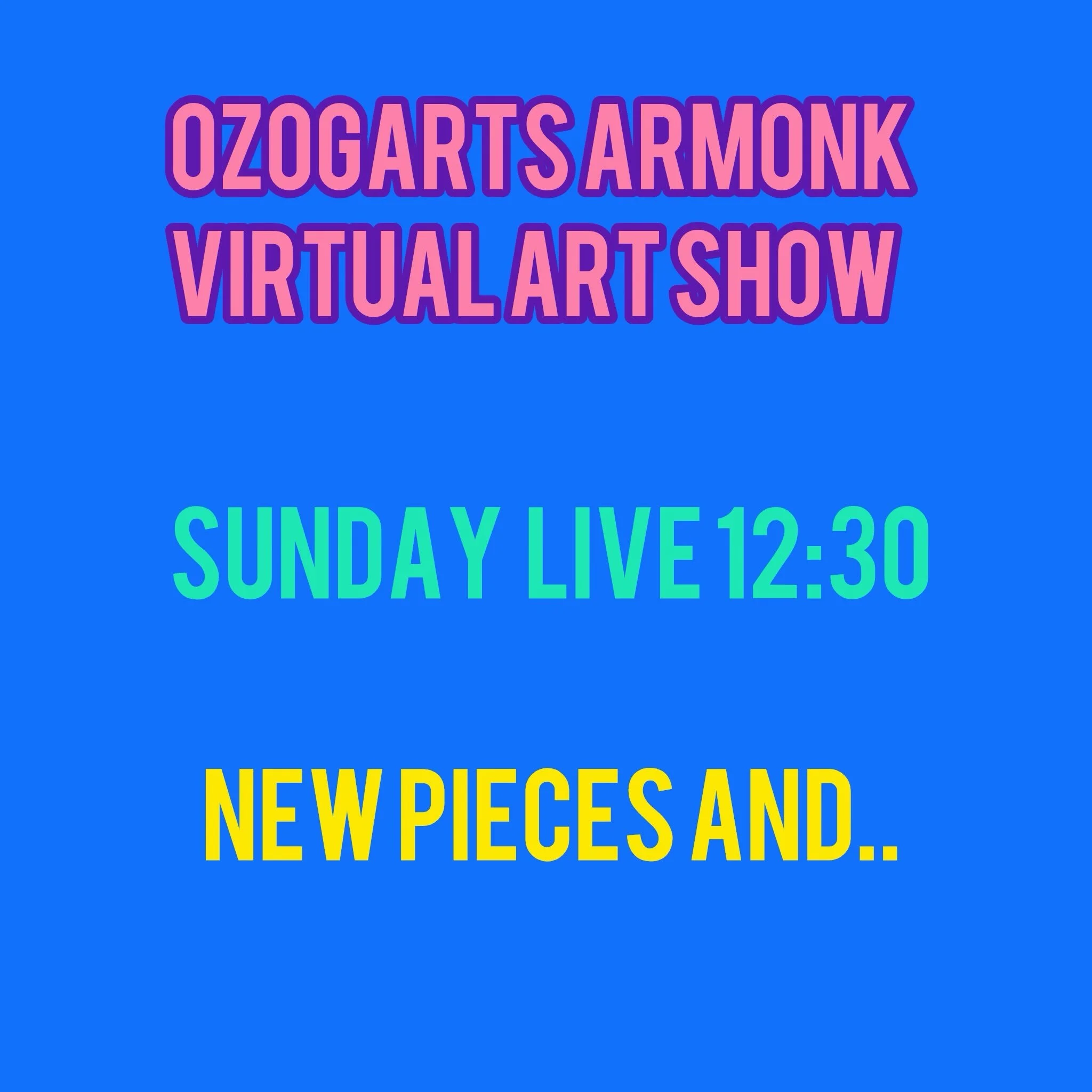 TUNE IN TOMORROW for my mini live virtual show! 

I will show my new pieces I planned for @armonkoutdoorartshow but if anyone would like to see a specific painting shown and explained / priced out etc please please message me tonight so I have have i