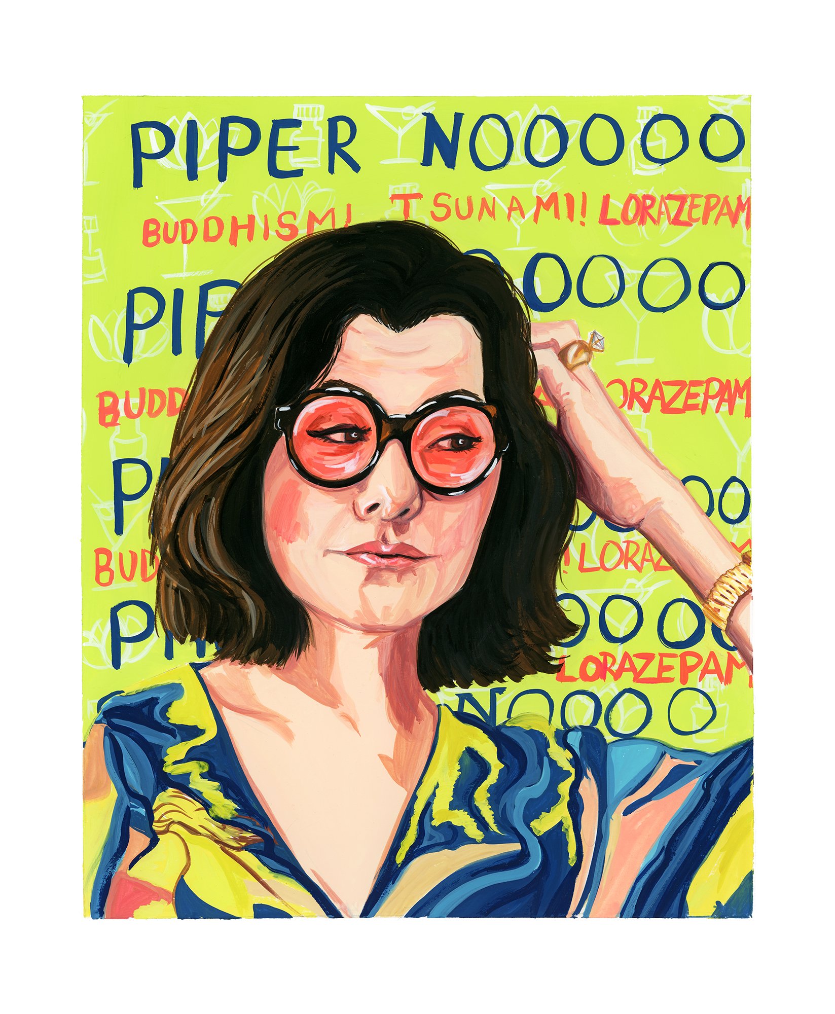 White Lotus Season 3 Parker Posey Print