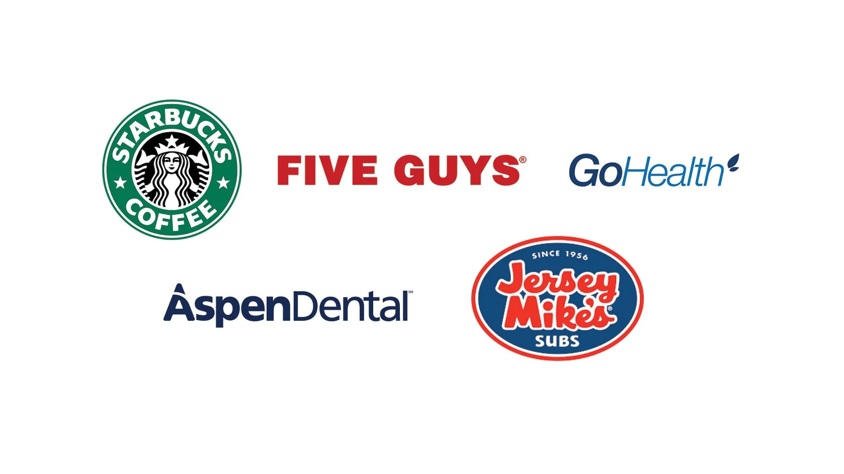 Starbucks, Five Guys, et al.