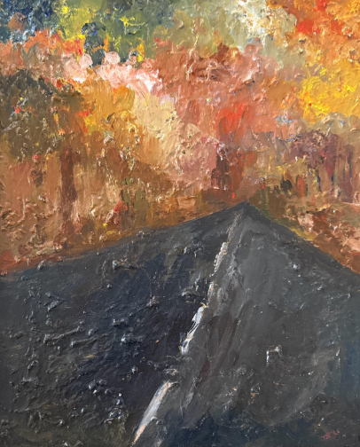Tom Pilong
| Lost on a Country Road
| 16” x 20” acrylic on canvas framed
| $200