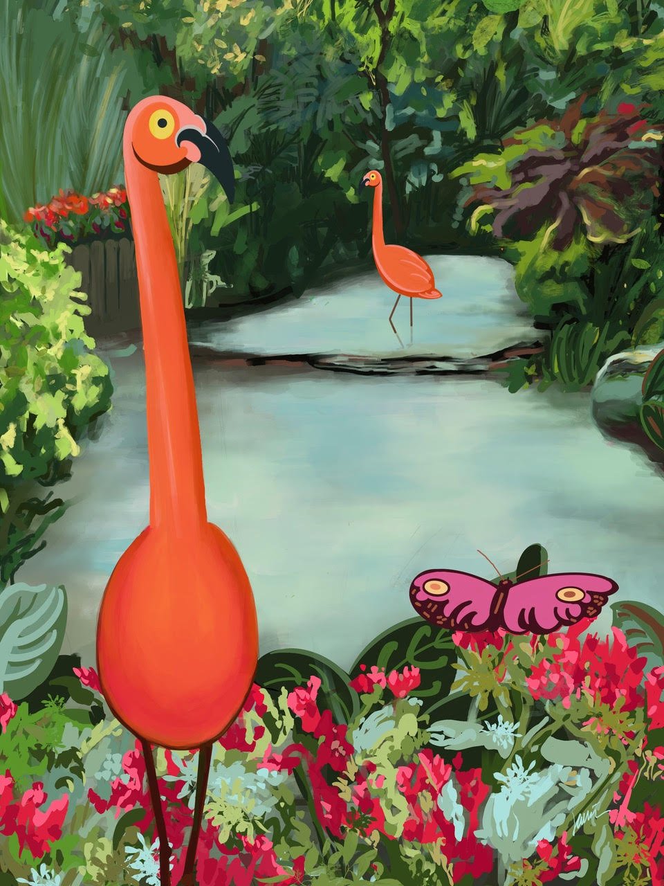 Laurie Doran flamingo.jpeg