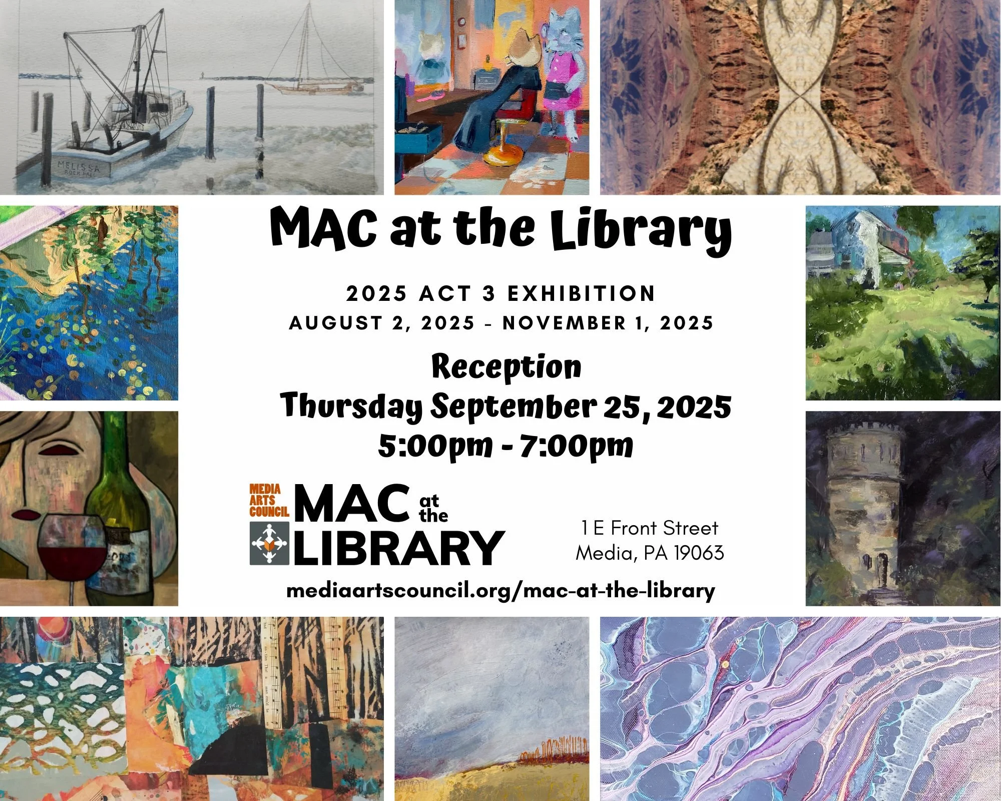 MAC at the Library Reception (2025 Act 3 Exhibition)