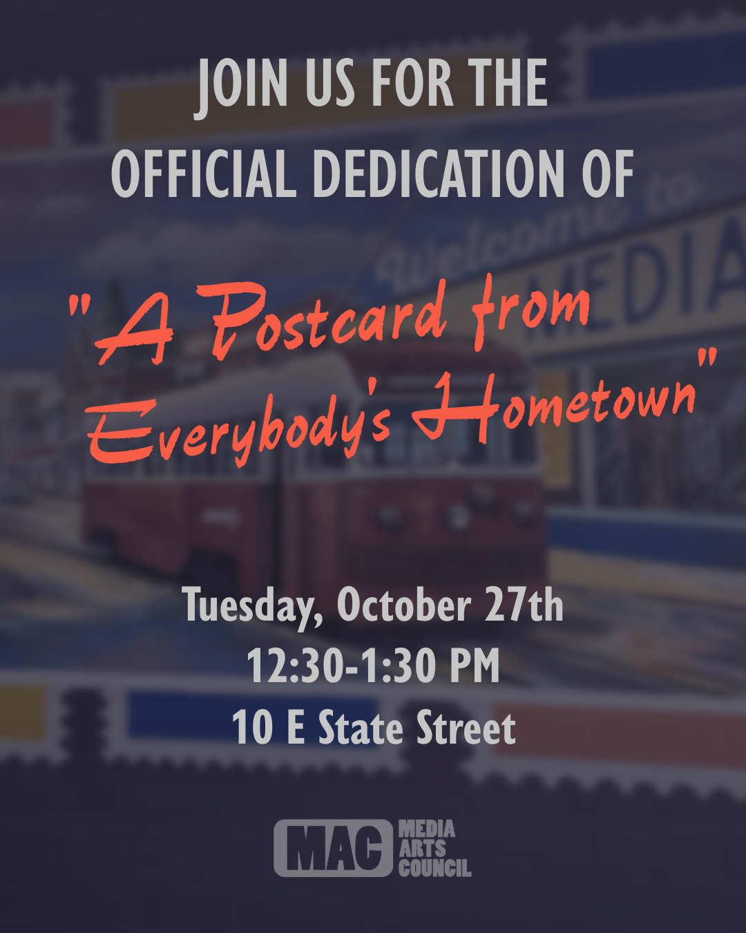 Official Dedication - A Postcard from Everybody's Hometown