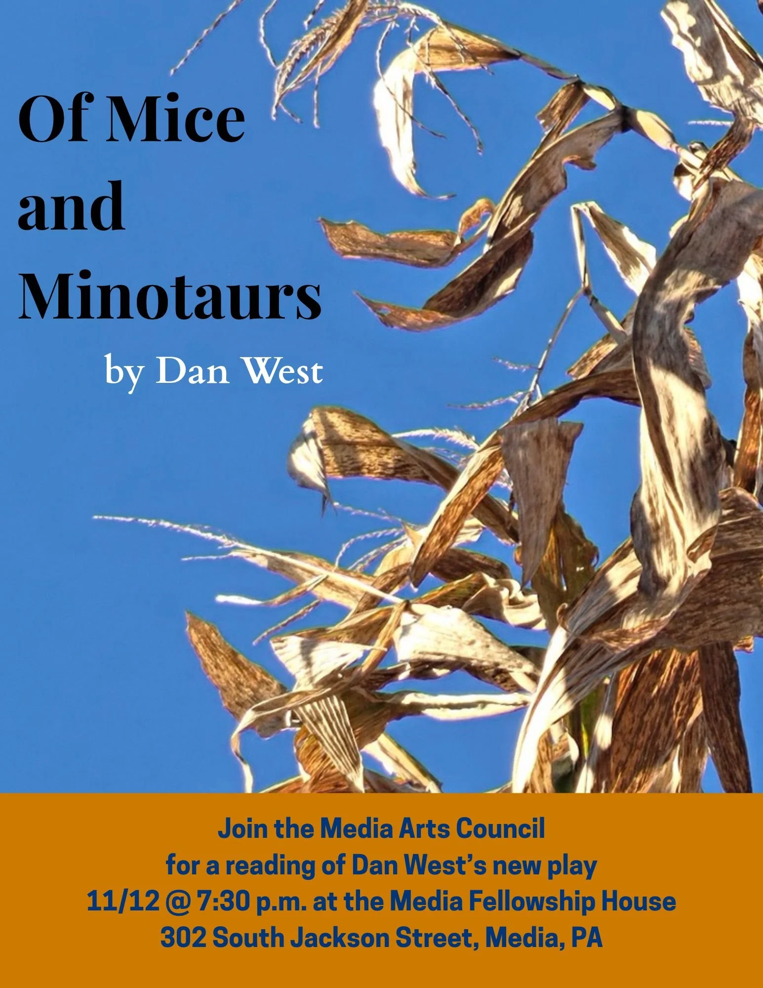 MAC Original Playreading Series: Of Mice and Minotaurs by Dan West