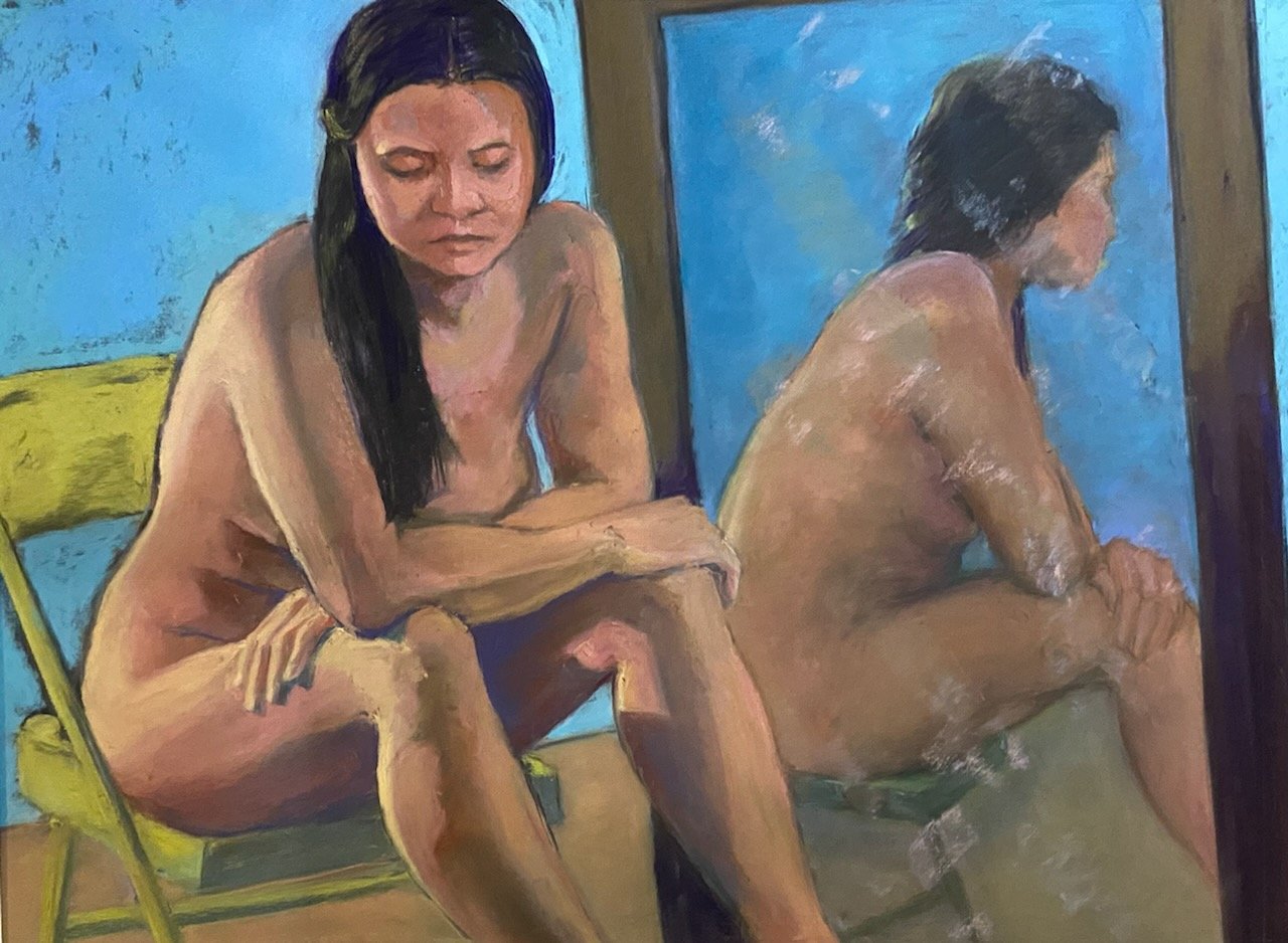 Judith Cook | Through the Looking Glass | Pastel | FIRST PLACE WINNER
