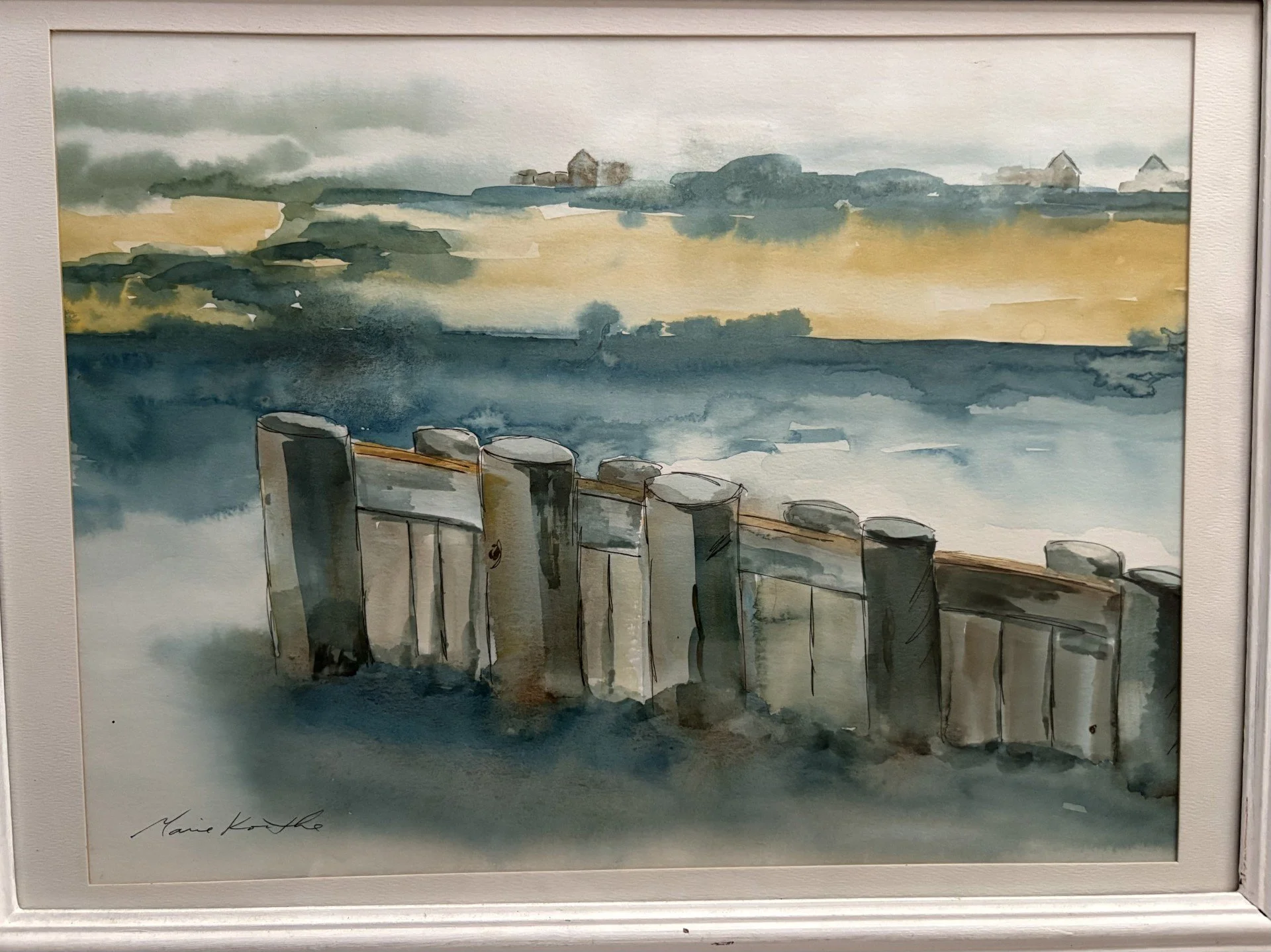 Marie Koethe |
Pier 1 |
Watercolor |
$175.00