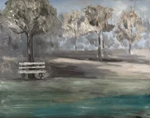 Tom Pilong | The Bench in Rose Tree Park | $200