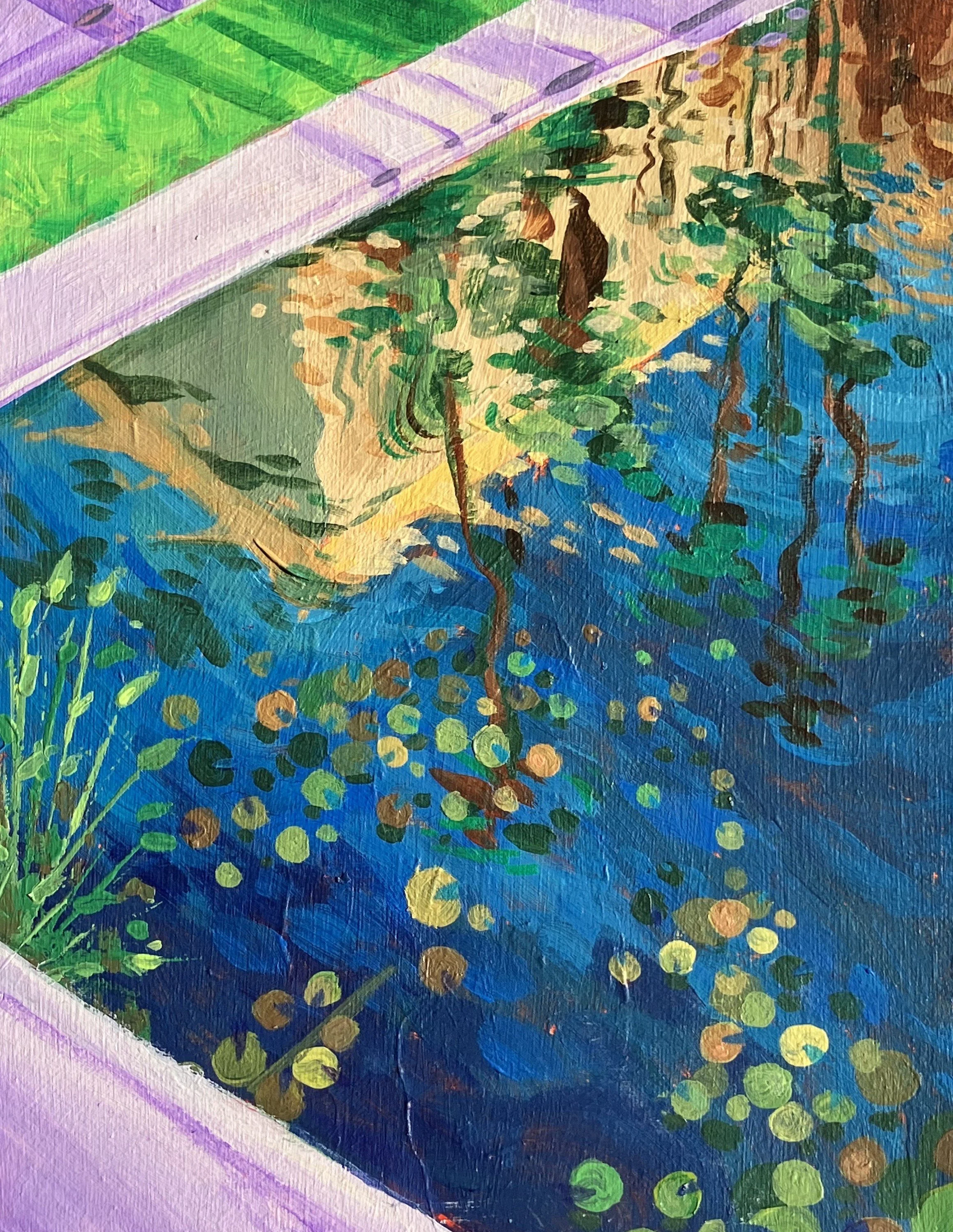 Paloma Lopez | Lilies of The Pond | $75