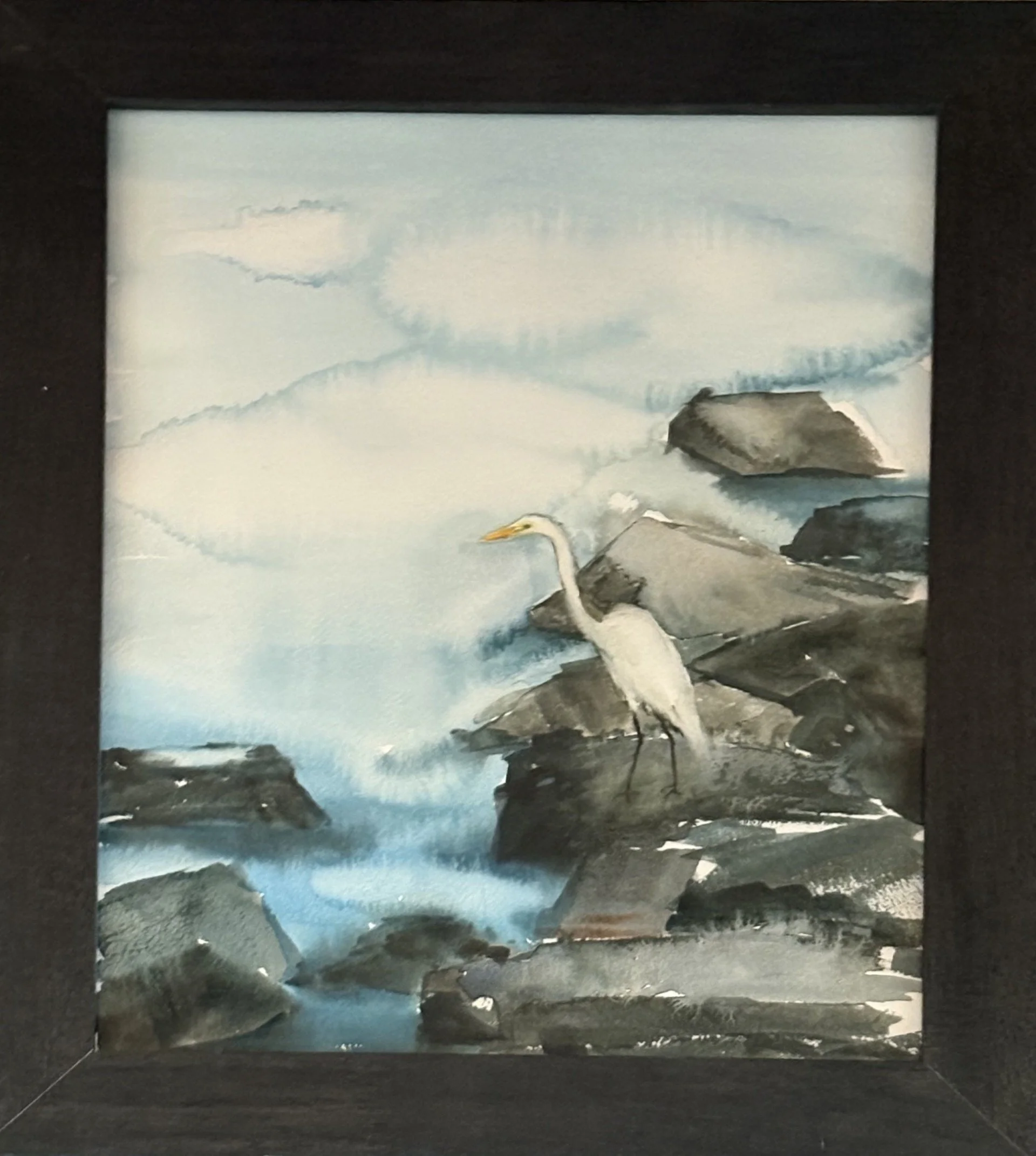 Marie Koethe |
Solitary Egret |
Watercolor |
$175.00