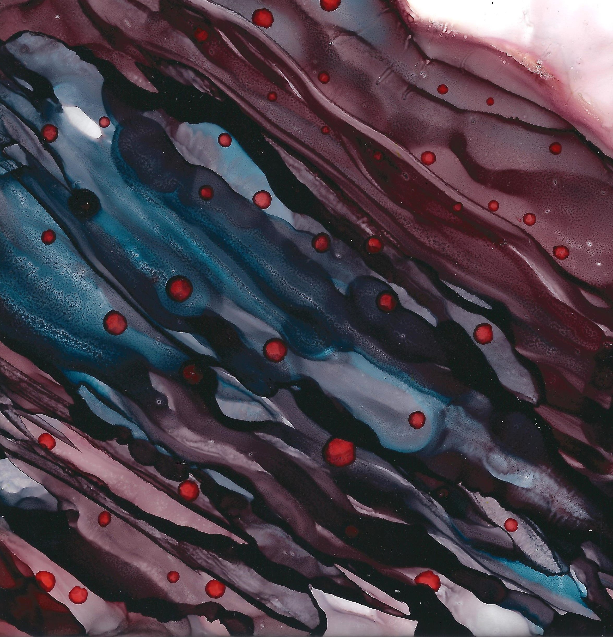 Nina Yocom | Refugee | Alcohol ink
