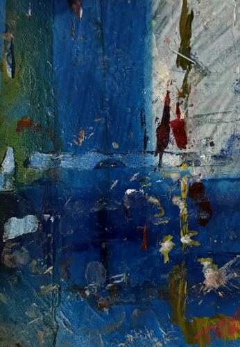 Tom Pilong
| Fowl Play
| 8” x 6” acrylic on matted plastic sheet framed | $100
