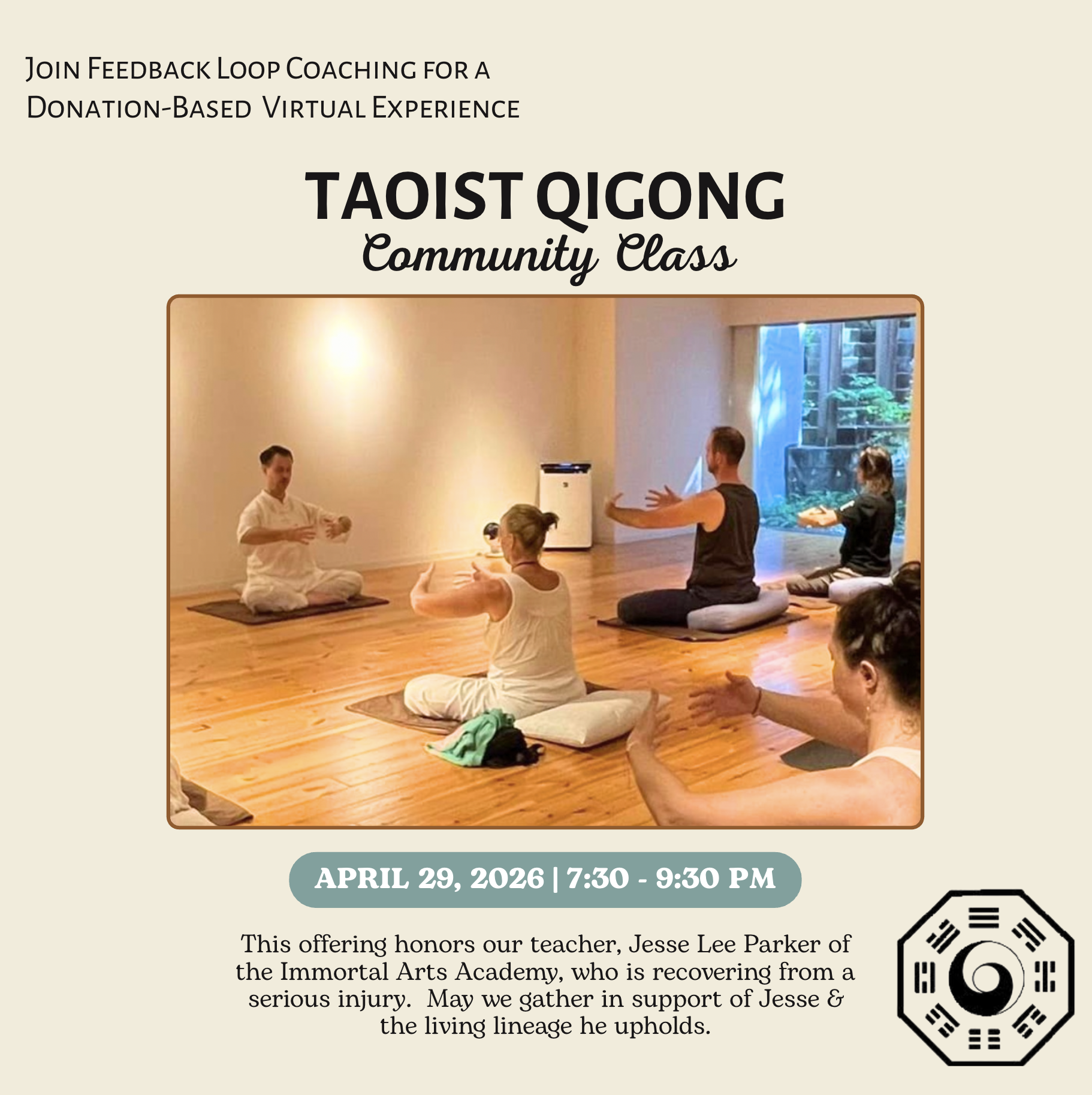 Virtual Taoist Qigong Community Class